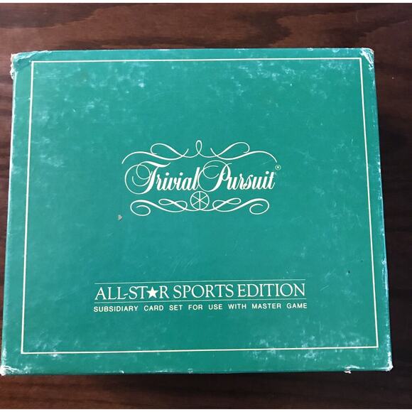 Trivial Pursuit All Star Sports Edition Subsidiary Card Set For Board Game '80's - Picture 1 of 5